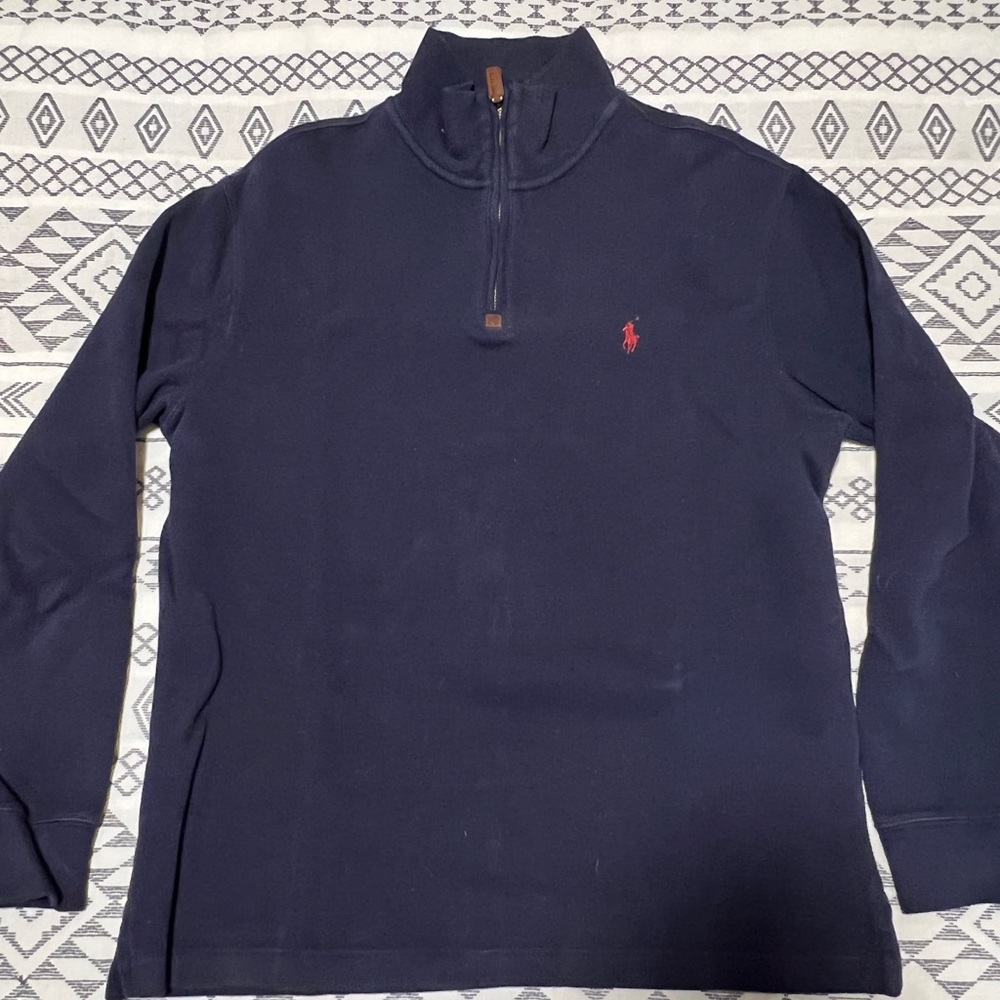 Polo Ralph Lauren 1/4 Zip Sweater - Navy